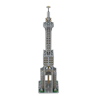 EnuoChbuild Architecture Square Base Tower Building Landmark, 3209 Pieces Modular House Building Set Street View Bricks for Adults, Modular Buildings Authored by Blasdir Brick