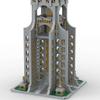 EnuoChbuild Architecture Square Base Tower Building Landmark, 3209 Pieces Modular House Building Set Street View Bricks for Adults, Modular Buildings Authored by Blasdir Brick view 2