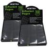1800 Pockets 9-Pocket Side-Loading Card Pages Bundle with 1200 Cout Thin Soft Penny Card Sleeves view 2