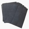 1800 Pockets 9-Pocket Side-Loading Card Pages Bundle with 1200 Cout Thin Soft Penny Card Sleeves view 3
