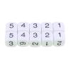 Clear Acrylic Dice Set - 10 Pieces for Board Games, Math Learning, and More  0.6 X 0.6 X 0.6 Inches  Perfect for Dungeons & Dragons, Party Games view 1