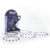 blinger Limited Edition Refill Pack - Love | 75 Precision-Cut Glass Crystals (5 Discs) | Hair Safe Adhesive - Bling In, Brush Out | blinger Styling Tool Not Included | Navy 5 MM view 2