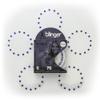blinger Limited Edition Refill Pack - Love | 75 Precision-Cut Glass Crystals (5 Discs) | Hair Safe Adhesive - Bling In, Brush Out | blinger Styling Tool Not Included | Navy 5 MM view 3