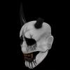 Amonkky Resin Tokyo Broken Horn Mask Halloween Role Playing Mask Halloween Masquerade Costume Props. view 4