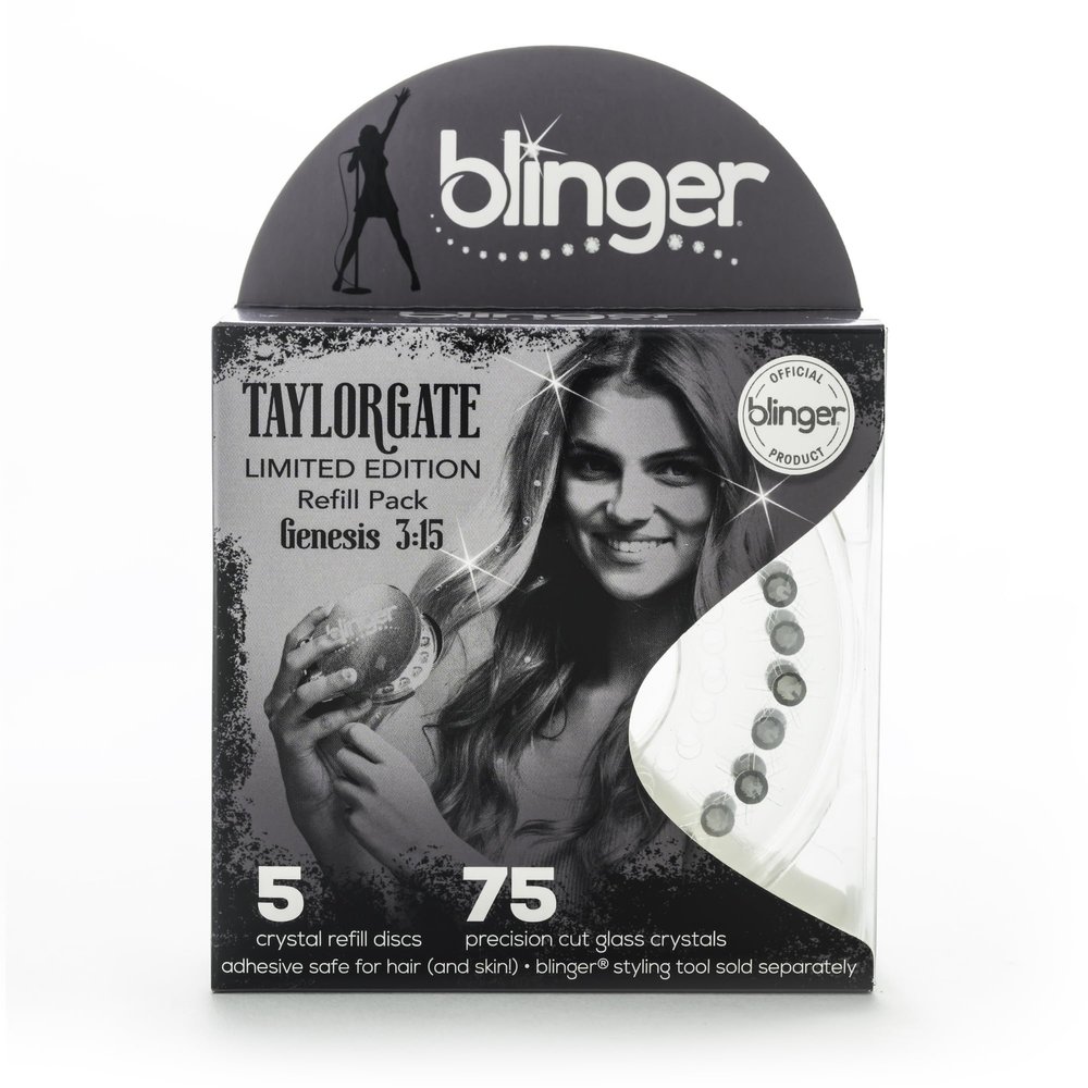 blinger Taylorgate Collection Refill Pack - Grey Diamond | 5 mm