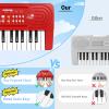 Kids Toddler Toy Piano Keyboard, 37 Key Pianos for Kid Music Toys Instruments with Microphone Dual Speaker Ideal for 3 4 5 6 7 8 Year Old Girl Boy Birthday/Christmas Day Gift (Red) view 4