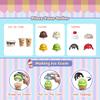 Wooden Ice Cream Cart Toy Playset with Ice Cream Toys Pretend Play Food Truck Play Kitchen Accessories with Ice Lolly & Scoop & Menu Wooden Toys Gift for 3 4 5 6 7 8 Year Old Girls Boys view 3