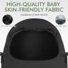 Crib Blackout Tent for Pack N Play, Pop Up Travel Crib Blackout Cover Canopy, Breathable Baby Sleep Pod with Safe Bottom Design, Blocks 70% Light view 3