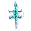 3D Printed Articulated Dragon and Dinosaur Fidgets, Stegosaurus for Adults, with Autism/ADHD(Laser Green) (Laser Purple) view 2