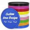 MANBATTLE 200-1000 Custom Poker Chips,Drink Token Chips Imprint Your Own Personal Logo, Text and Image for Bar, Party, Golf, Card Club, Promotion and Wedding Favors (Blue) view 1