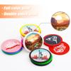 MANBATTLE 200-1000 Custom Poker Chips,Drink Token Chips Imprint Your Own Personal Logo, Text and Image for Bar, Party, Golf, Card Club, Promotion and Wedding Favors (Blue) view 4