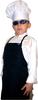 CHEFSKIN Kids Chef Set: 1 Jacket + 1 Hat + 1 Apron, Black, Size XXS-XXL (XS Fits Kids 3-4) view 2