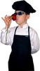 CHEFSKIN Kids Chef Set: 1 Jacket + 1 Hat + 1 Apron, Black, Size XXS-XXL (XS Fits Kids 3-4) view 3