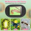 1000X Handheld Microscope for Kids 4K 2.0" Screen Rechargeable Mini Pocket Digital Microscopes w/Slides Kit Portable Edu Gift Age 4-6 8-12 Children Students (Pink) view 3