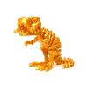 3D Printed Dragon Articulated Joints, 3D Printable Tyrannosaurus Rex, 3D Printed Dinosaur Fidget, 3D Printed Stegosaurus for Adults (Silk Gold) view 1