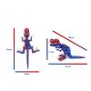 3D Printed Dragon Articulated Joints, 3D Printable Tyrannosaurus Rex, 3D Printed Dinosaur Fidget, 3D Printed Stegosaurus for Adults (Silk Gold) view 2