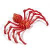 3D Printed Spider Fidget Toys, Articulated Fake Spider Figures Party Favors for Birthday Halloween Christmas, Stress Relief Desk Toys for Classroom Office Home (Black Red) view 1