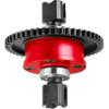 Aluminum 50T Center Differential for Arrma 1/7 Big Rock Felony Fireteam Infraction Mojave 6S BLX,1/8 Kraton Notorlous Outcast Talion TLR Tuned Typhon Typhon 6S BLX Upgrades Parts,# ARA311118 (Red) view 1