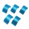 Motor Cooling Heat Sink, Electric Engine Motor Heatsink Aluminium Alloy Blue Lightweight Sturdy for 36mm Motor view 4