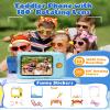 Kids Smart Phone Toys for Boys, Christmas Birthday Gifts for Girls Boys Ages 3-10, Touchscreen Toddler Learning Play Toy Phone with Rotating Camera, Game, Music Player, 8GB SD Card(Blue Cat) view 3