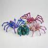 3D Printed Spider Fidget Toys, Articulated Fake Spider Figures Party Favors for Birthday Halloween Christmas, Stress Relief Desk Toys for Classroom Office Home (Laser Green) view 2