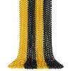 YAXINRUI 16 PCS Gold Black New Year Necklaces, New Year Bead Party Favors, Happy New Year Necklace, 33 Gold Black Beaded Necklaces for 2026 New Years Eve Christmas Halloween Festive Events view 1