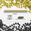 YAXINRUI 16 PCS Gold Black New Year Necklaces, New Year Bead Party Favors, Happy New Year Necklace, 33 Gold Black Beaded Necklaces for 2026 New Years Eve Christmas Halloween Festive Events view 2
