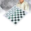 Jopwkuin Checkers Game, Checkers Board Game Safe Portable for Party for Adults (Green) view 4