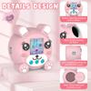 Cute Silicone Case for Punirunes Virtual Pet, Protective Skin Sleeve for Punirunes Virtual Electronic Pets Accessories with Lanyard - Pink view 3