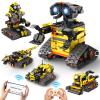 ADUSRIZ 5 in1 Stem Robot Building Kit for Kids Ages 8-13, 688 PCS Remote & App Controlled Dinosaur Car Building Toys for Kids Science Learning, Birthday Gifts for 8 9 10 11 12+ Years Old Boys Girls view 1