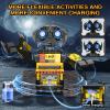 ADUSRIZ 5 in1 Stem Robot Building Kit for Kids Ages 8-13, 688 PCS Remote & App Controlled Dinosaur Car Building Toys for Kids Science Learning, Birthday Gifts for 8 9 10 11 12+ Years Old Boys Girls view 2