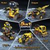 ADUSRIZ 5 in1 Stem Robot Building Kit for Kids Ages 8-13, 688 PCS Remote & App Controlled Dinosaur Car Building Toys for Kids Science Learning, Birthday Gifts for 8 9 10 11 12+ Years Old Boys Girls view 3