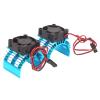 3660 RC Car Brushless Motor Cooling Fan, 540 Brushed Motor Fan Wide Range of Applications HighQuality Material for RC Car (Blue) view 1