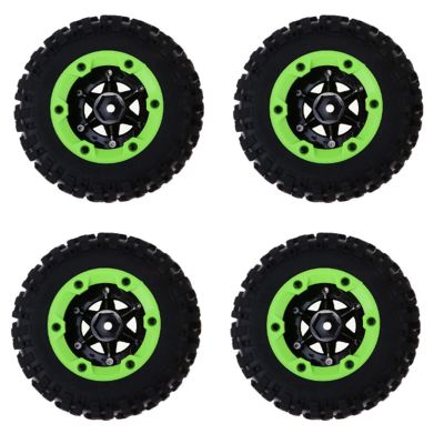 1/12 RC Car Wheels & Tires 12mm Hex for WLtoys 12428 1/12 RC, 4pcs