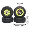 1/12 RC Car Wheels & Tires 12mm Hex for WLtoys 12428 1/12 RC, 4pcs view 4