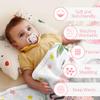 Savilediy Personalized Baby Blanket for Baby Boy Girl Kids, Custom Baby Soft Blanket Throw with Name Elephant, Customized Christmas Birthday Gifts for Newborn New Mom Swaddle Toddler Baby Shower view 2