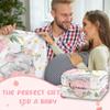 Savilediy Personalized Baby Blanket for Baby Boy Girl Kids, Custom Baby Soft Blanket Throw with Name Elephant, Customized Christmas Birthday Gifts for Newborn New Mom Swaddle Toddler Baby Shower view 3