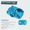 WORKERMOD Flywheel Cage Chamber Upgrade Kit Spare Parts for Nerf Stryfe/Rapidstrike CS-18/Swordfish Blaster Toy (Canted Cage V3 Blue) view 2