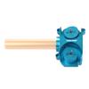 WORKERMOD Flywheel Cage Chamber Upgrade Kit Spare Parts for Nerf Stryfe/Rapidstrike CS-18/Swordfish Blaster Toy (Canted Cage V3 Blue) view 4