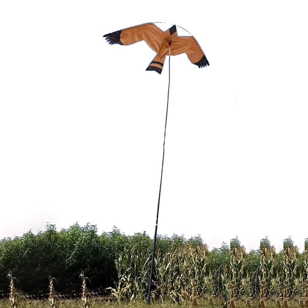 Garden Bird Repellent Eagle Kite,Bird Scarer Repeller Flying Kite,Hawk Bird Scarer Kite for Outdoor Garden Farm Yard Decoration - Include 2M Kite Line