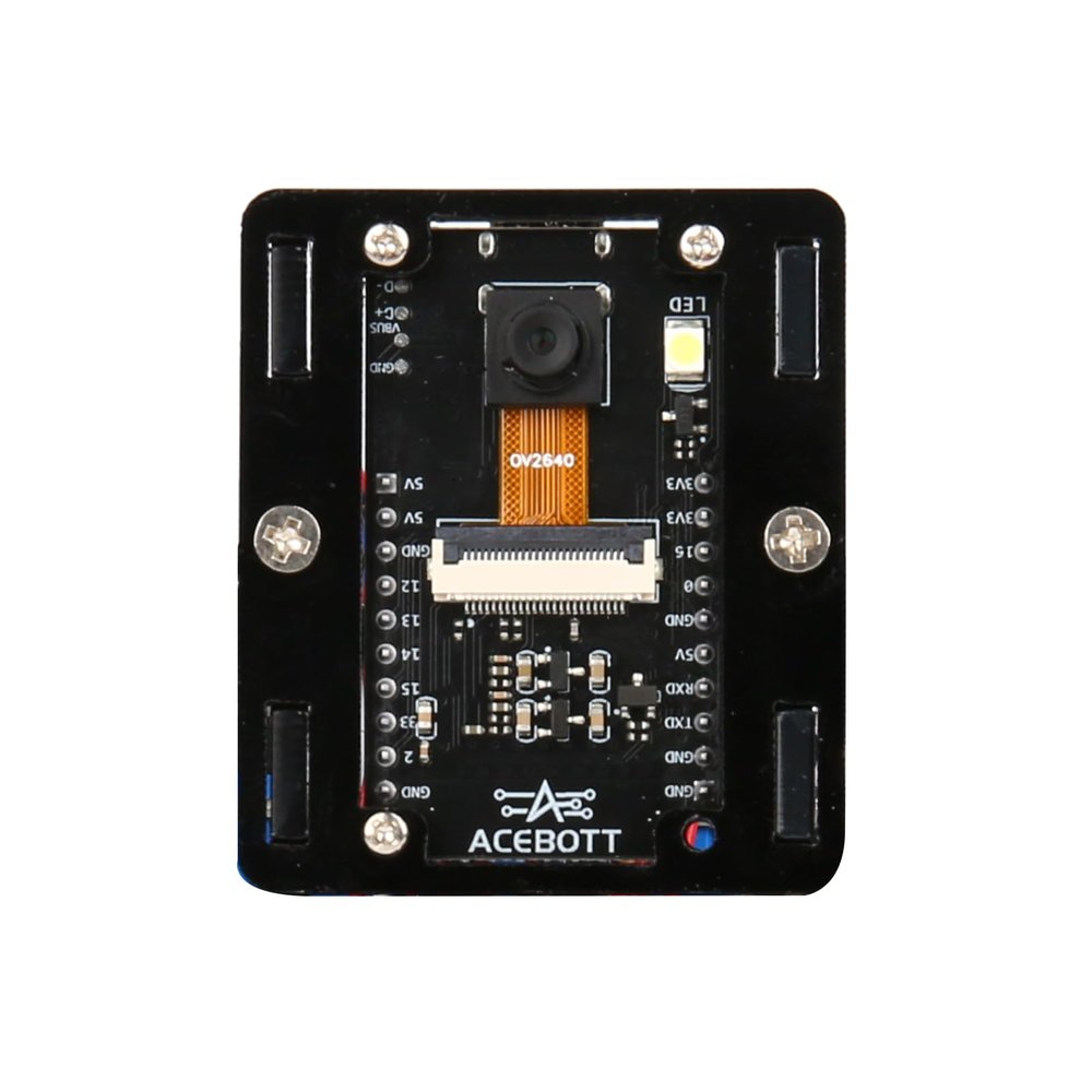 ACEBOTT 3MP Camera Expansion Pack Smart Car Starter Kit, Robotics Kit for Kids Ages 8-12 12-16, STEM Toys Coding Robot Kit for Teens & Adults(QD002)