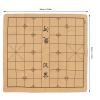 Chinese Chess Board, Microfiber Leather Chess Board, Folding Roll Up Chess Board Mat, Travel Friendly Learning Entertainment Tool view 2