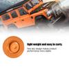 4Pcs 17mm Aluminium Alloy Dust Proof Hub Nut Wheel 7mm 4Pcs Aluminium Alloy Hub Nut Wheel Accessory for 1/8 RC Car Model (Orange) view 3