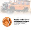 4Pcs 17mm Aluminium Alloy Dust Proof Hub Nut Wheel 7mm 4Pcs Aluminium Alloy Hub Nut Wheel Accessory for 1/8 RC Car Model (Orange) view 4