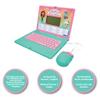 Lexibook, Gabby's Dollhouse German and English Bilingual Educational Computer, 124 Activities in Language, Writing, Math, Logic, Music and Games, Pink/Blue, JC598GDHi3 view 2