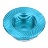 4Pcs 17mm Aluminium Alloy Dust Proof Hub Nut Wheel 7mm 4Pcs Aluminium Alloy Hub Nut Wheel Accessory for 1/8 RC Car Model (Blue) view 1