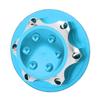 4Pcs 17mm Aluminium Alloy Dust Proof Hub Nut Wheel 7mm 4Pcs Aluminium Alloy Hub Nut Wheel Accessory for 1/8 RC Car Model (Blue) view 2