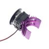 StiNGZjdM Compatible with WLtoys A959-B A979-B 144001 124019 1/12 RC Car Aluminum Motor Heatsink Cover +Cooling Fan for 3650 540 Brushless Motor(Blue) view 4