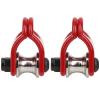 StiNGZjdM 2pcs RC Model Simulated Lifting Pulley Steel Wire Rope Compatible with HSP Compatible with REDCAT Crawler Car(A) view 1