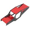 1/24 Car Chassis Frame, Aluminum Alloy, Good Performance, Alloy Frame, CNC Machined for Replacement (Red) view 2